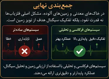 جمع بندی فلزیاب برای خاک معدنی
