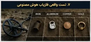 تست عملی فلزیاب هوش مصنوعی